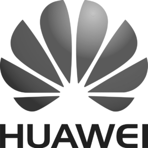 Huawei logo black and white